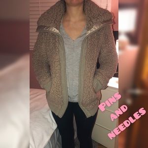 Urban Outfitters Pins + Needles Teddy BMBR Jacket
